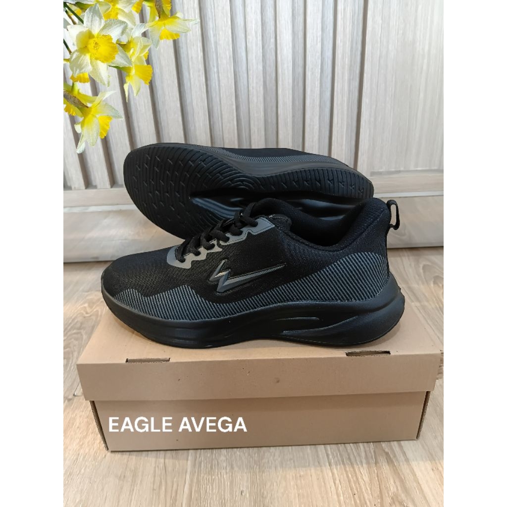 PROMOSEPATU EAGLE AVEGA UNTUK ANAK SEKOLAH/SEPATU HITAM POLOS/SEPATU ORIGINAL