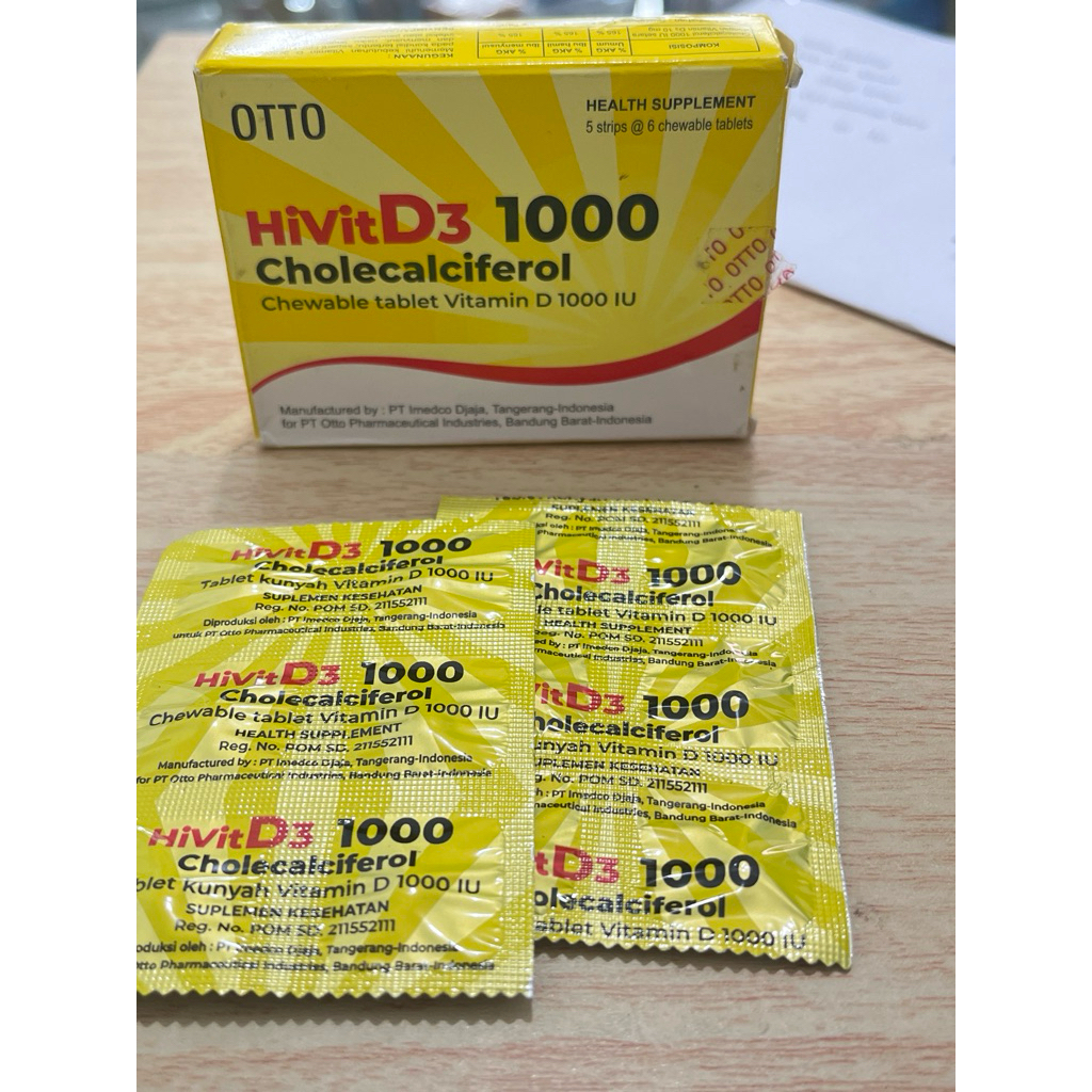 Hivit D31000 1 Strip 6 Tablet
