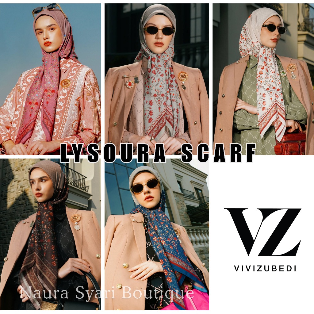 Vivi Zubedi New Lysoura Scarf / VZ Scarf Lysoura ORIGINAL by Vivi Zubedi / VZ LYSOURA VOAL SCARF