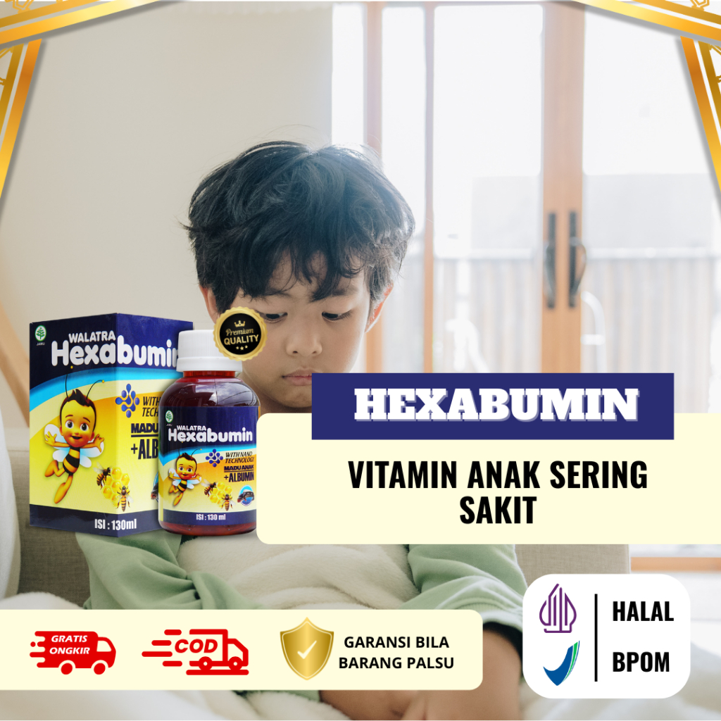Vitamin Untuk Atasi Anak Sering Sakit Anak Lemas Mual Muntah Menambah Imun Tubuh  Anak - Hexabumin