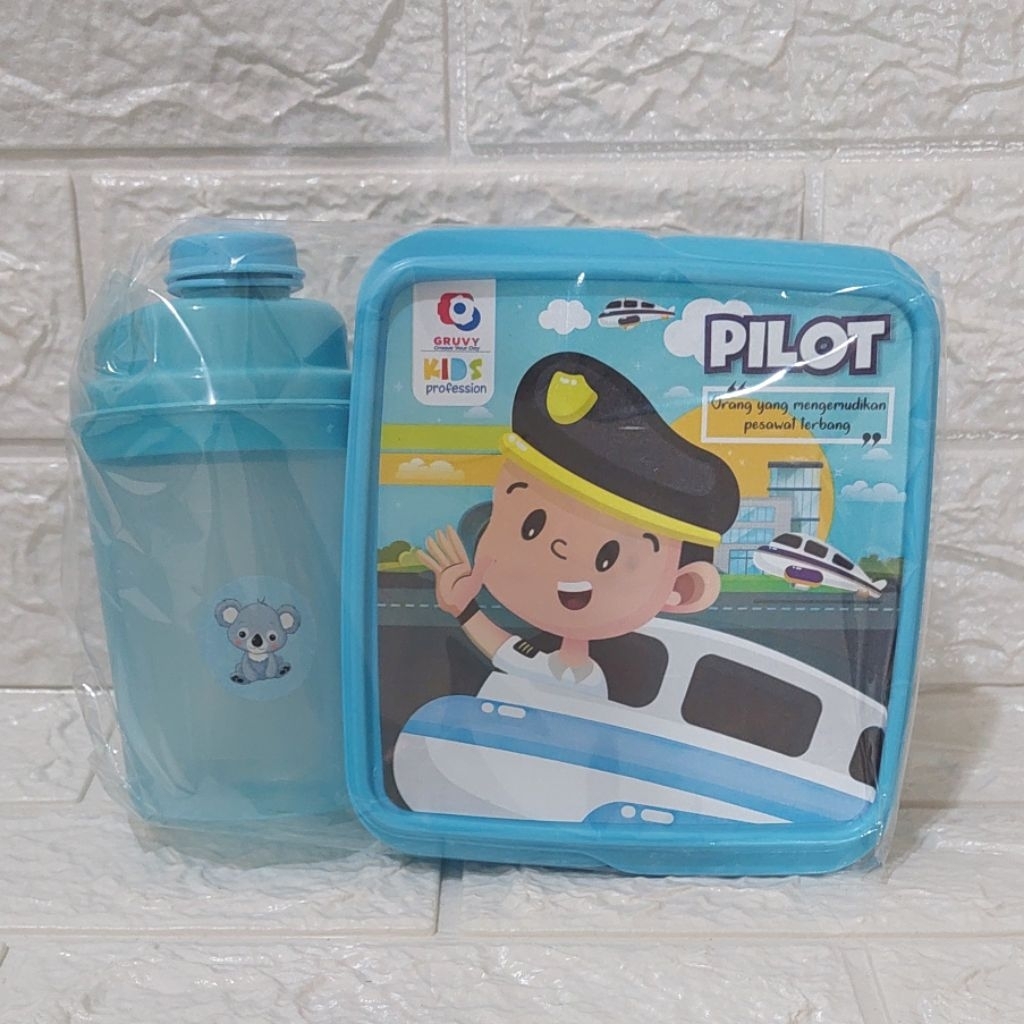 KOTAK MAKAN ANAK / KOTAK MAKAN SEKAT / BEKAL OMPRENG ANAK