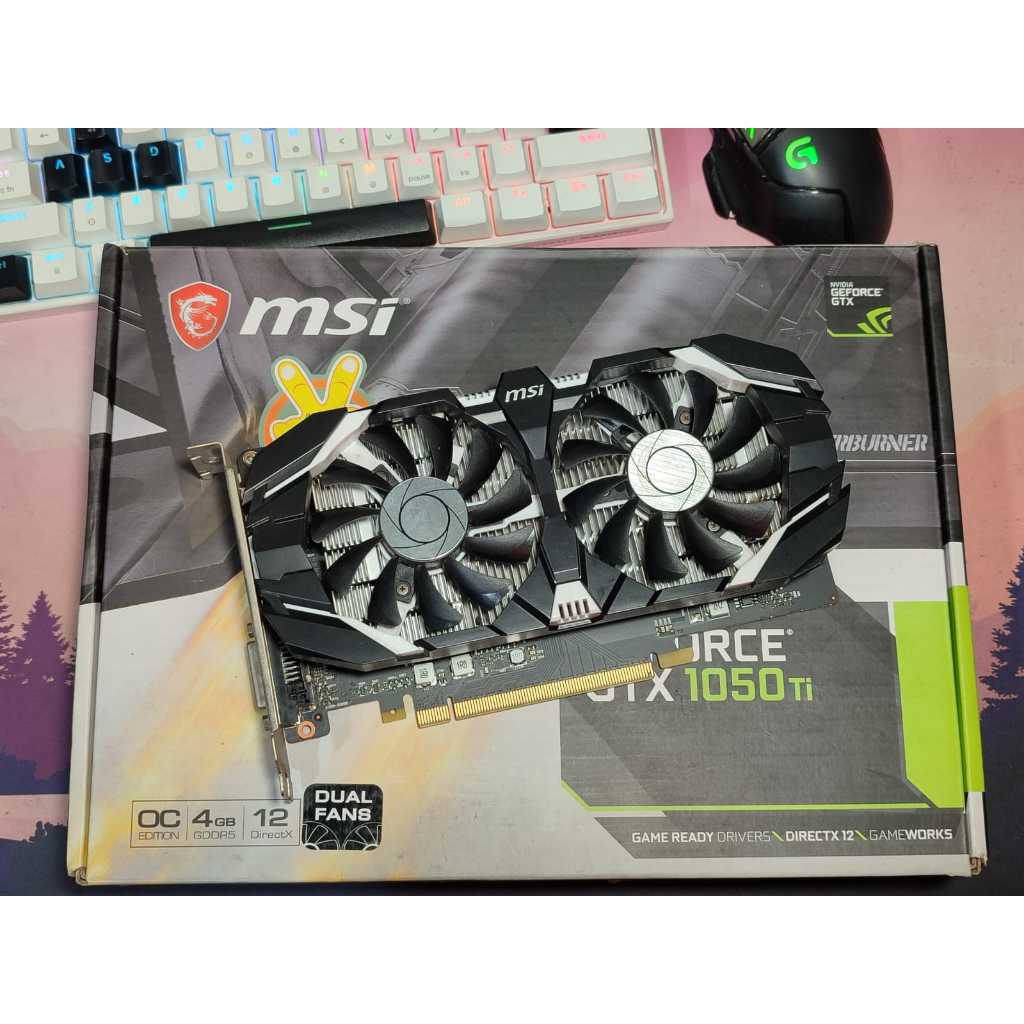 VGA MSI Geforce GTX 1050 TI OC 4GB DDR5 128Bit |  GTX1050TI