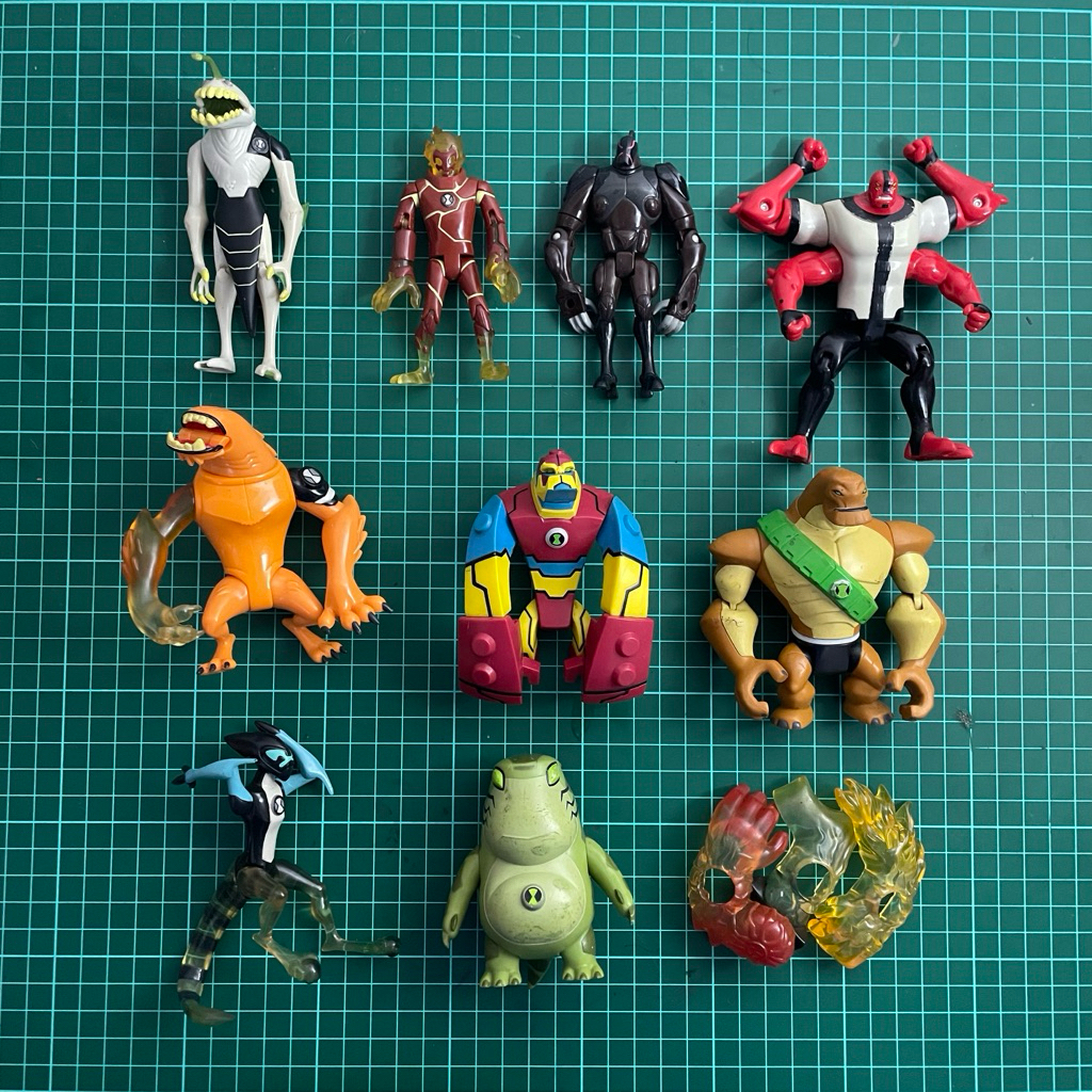 Ben 10 Toys Action Figure Collection Original CN Second Preloved