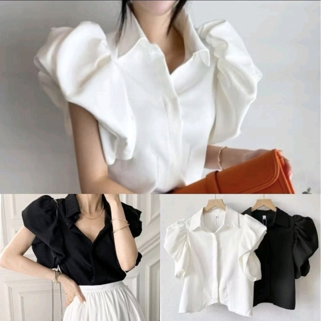 JIZEE-ATASAN WANITA - KEMEJA VEST LUCU DIRA