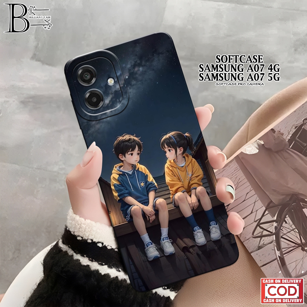 Case Samsung A07 5G 2026 Terbaru - Fashion Case Cartoon - Casing Samsung A07 5G 2026 - Silikon Pro C