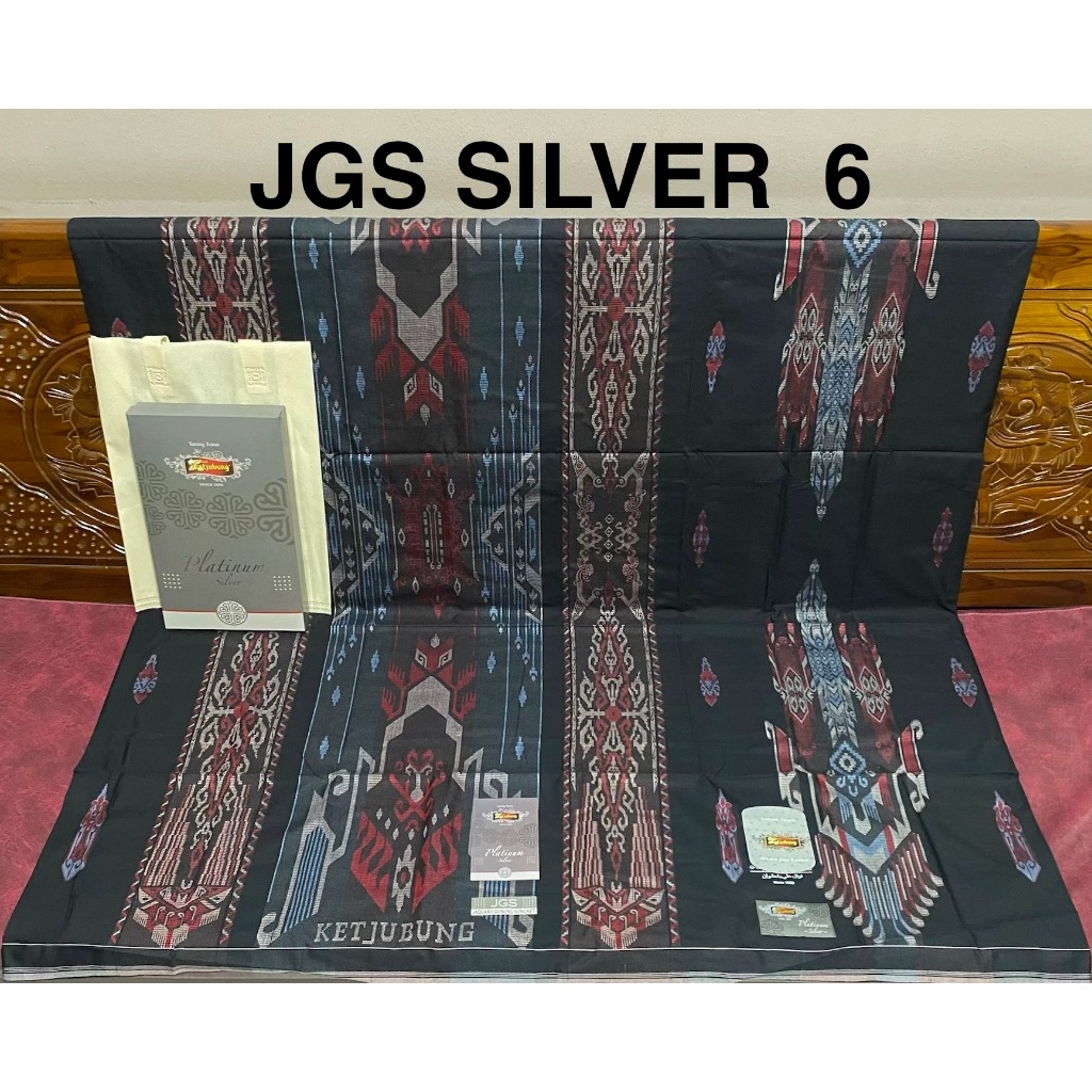 Sarung Ketjubung PLATINUM Silver & SUPER Platinum Silver