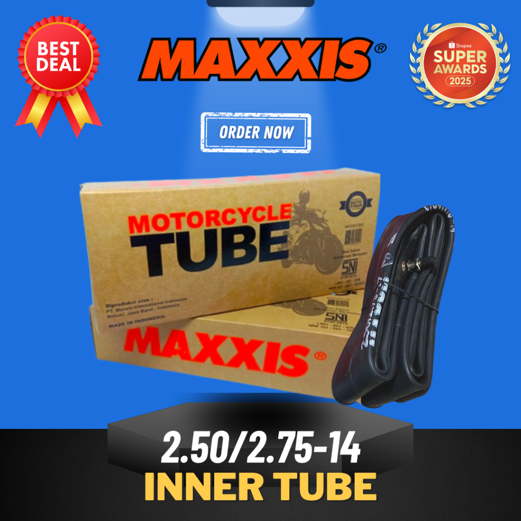 [READY COD] BAN DALAM MAXXIS / BAN DALAM MOTOR / BAN DALAM RING 14 ( 2.50/2.75-14 ) BAN MAXXIS