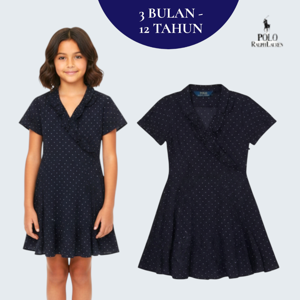 Dress Bayi Fashion Anak Perempuan Polo Original 1812