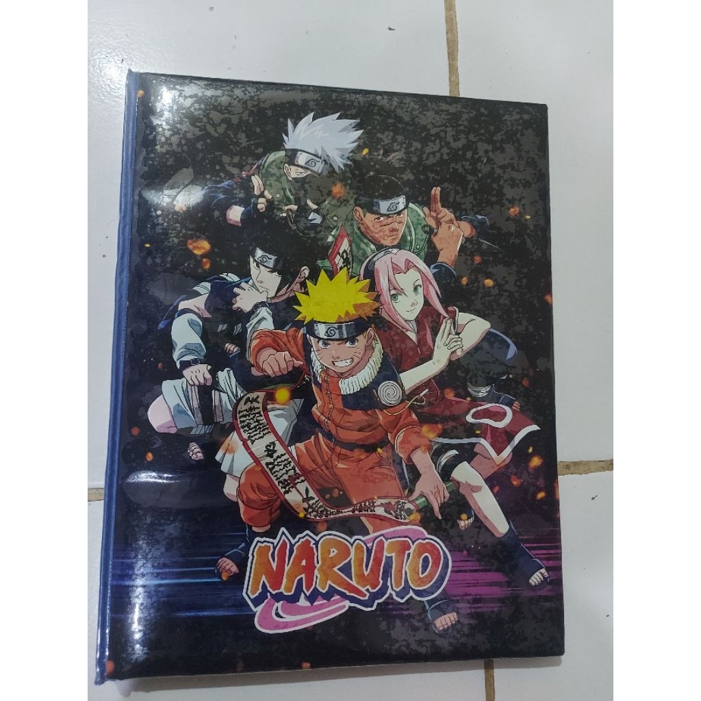 buku album koleksi kartu naruto