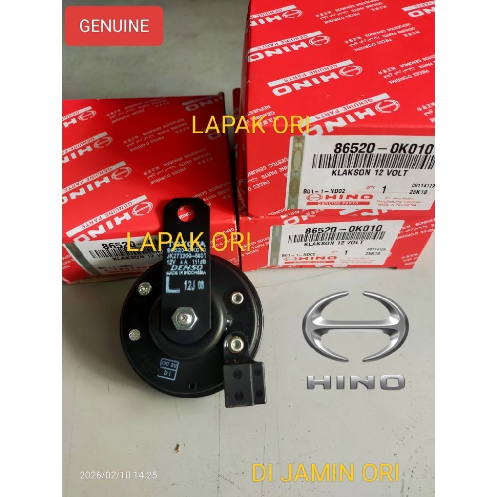 PART HINO - KLAKSON 12V HINO DUTRO