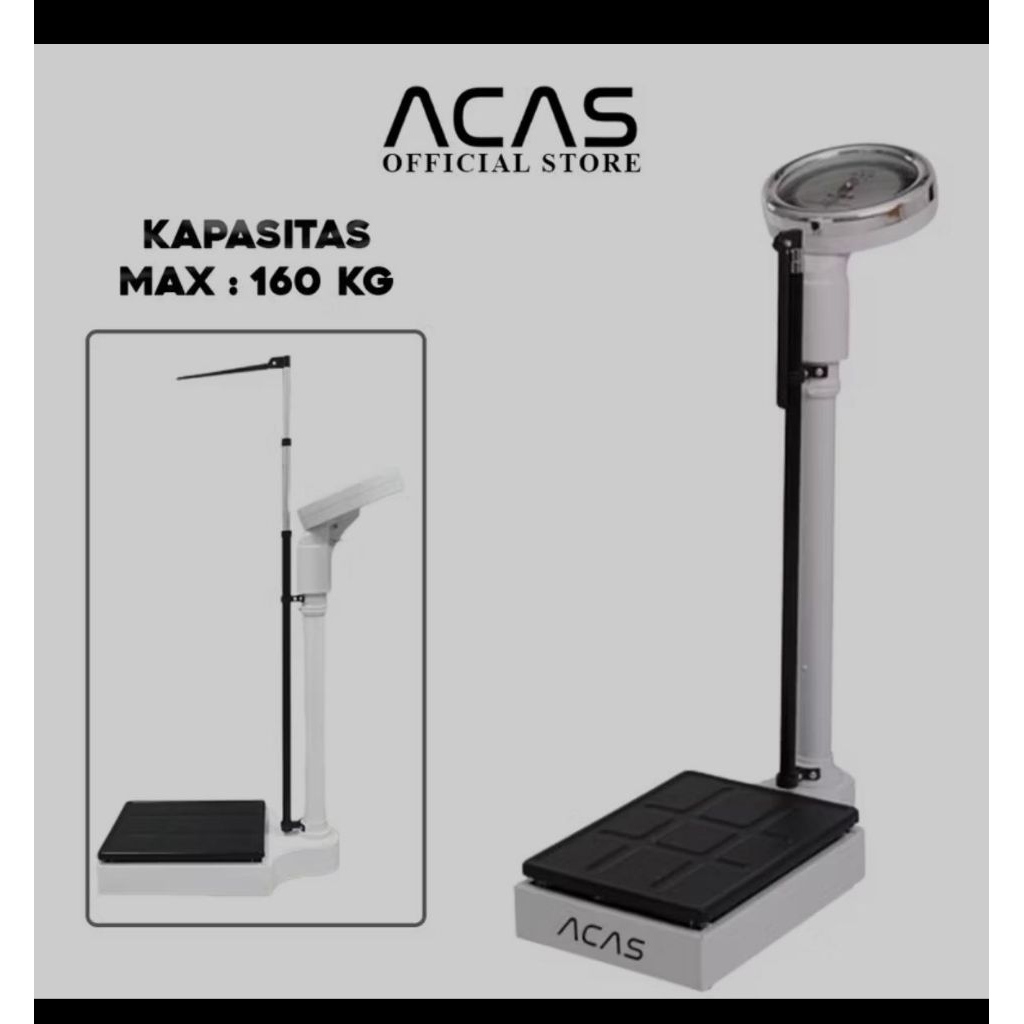 timbangan ACAS/RGZ kapasitas max:160 kg