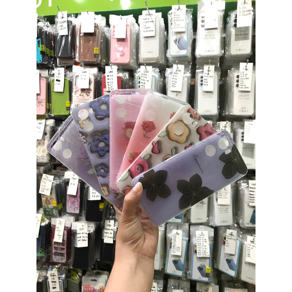 HardCase Motif Bunga OPPO A57 NEW