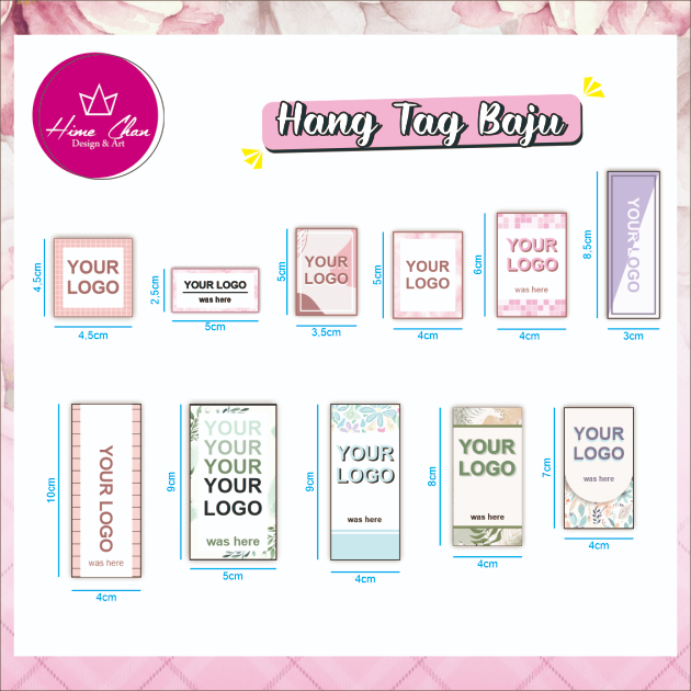 Hang Tag Baju/Aksesoris Custom