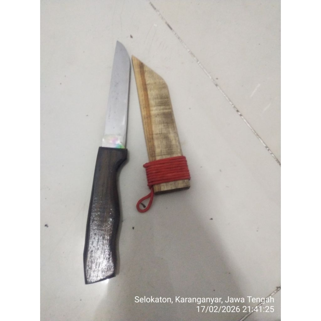 Pisau Dapur Seset Iris Kelet fillet Ayam Serbaguna DMO5 JULIA Pelangi ORIGINAL