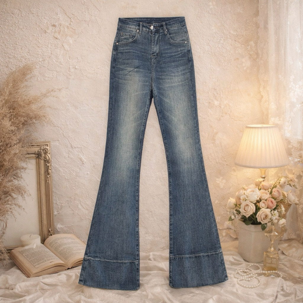 Jeans cutbray premium lipat bawah
