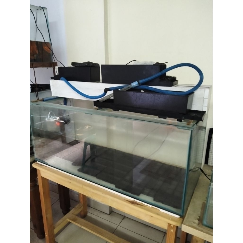 Akuarium kaca uk 100x40x40cm
