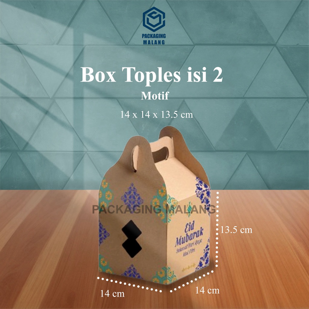 Box Toples Bulat 250,500 Gr Dus Toples/Box Toples Kue Kering