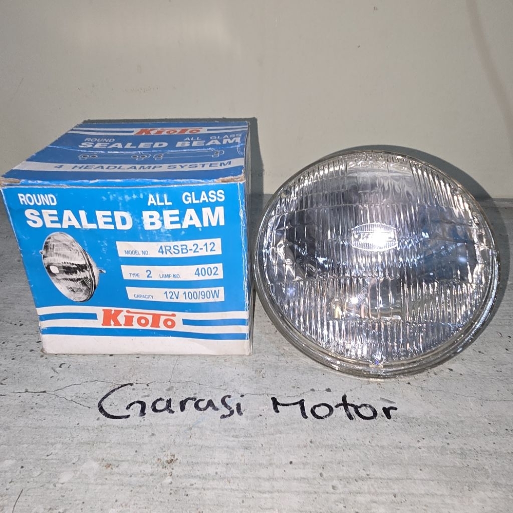 REALIGHT LAMPU SEALED BEAM PS100 PS120 LAMA 4402X 24V 40/60W KAKI 3 kw
