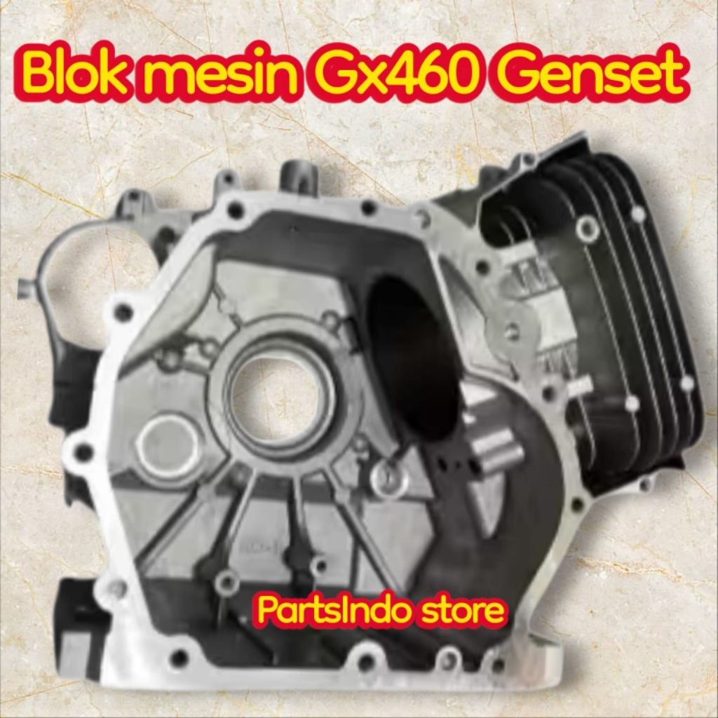 Gx460 Crancase/blok mesin genset gx460(14baut)