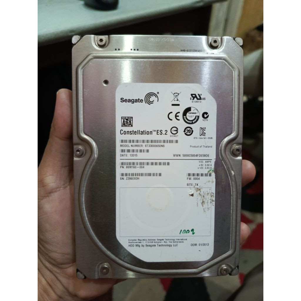 HARDIS PC SEAGATE 3TB BEKAS KANTOR
