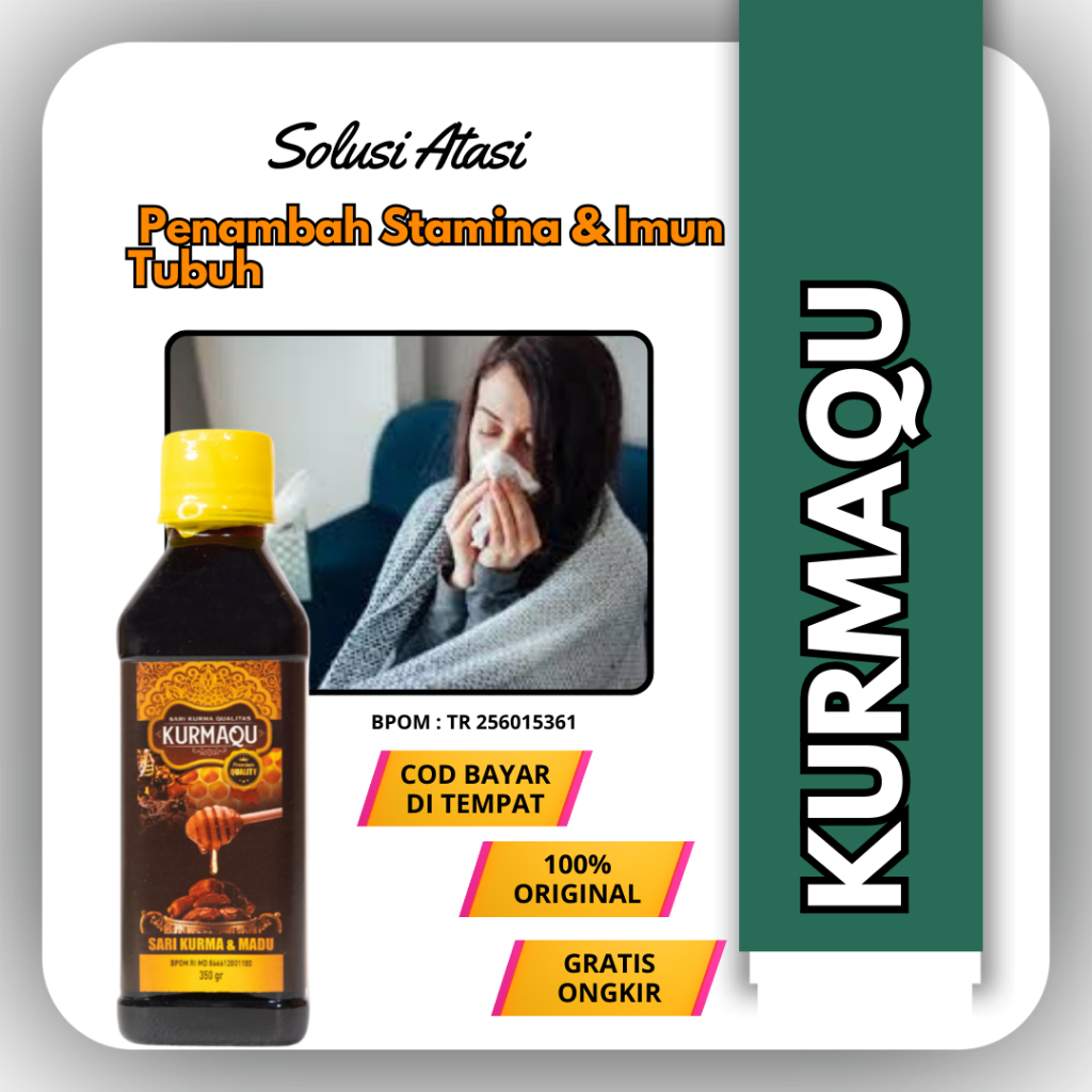KurmaQu Sari Kurma – Penambah Stamina & Imun Tubuh Suplemen Multivitamin & Mineral – Vitamin Harian 