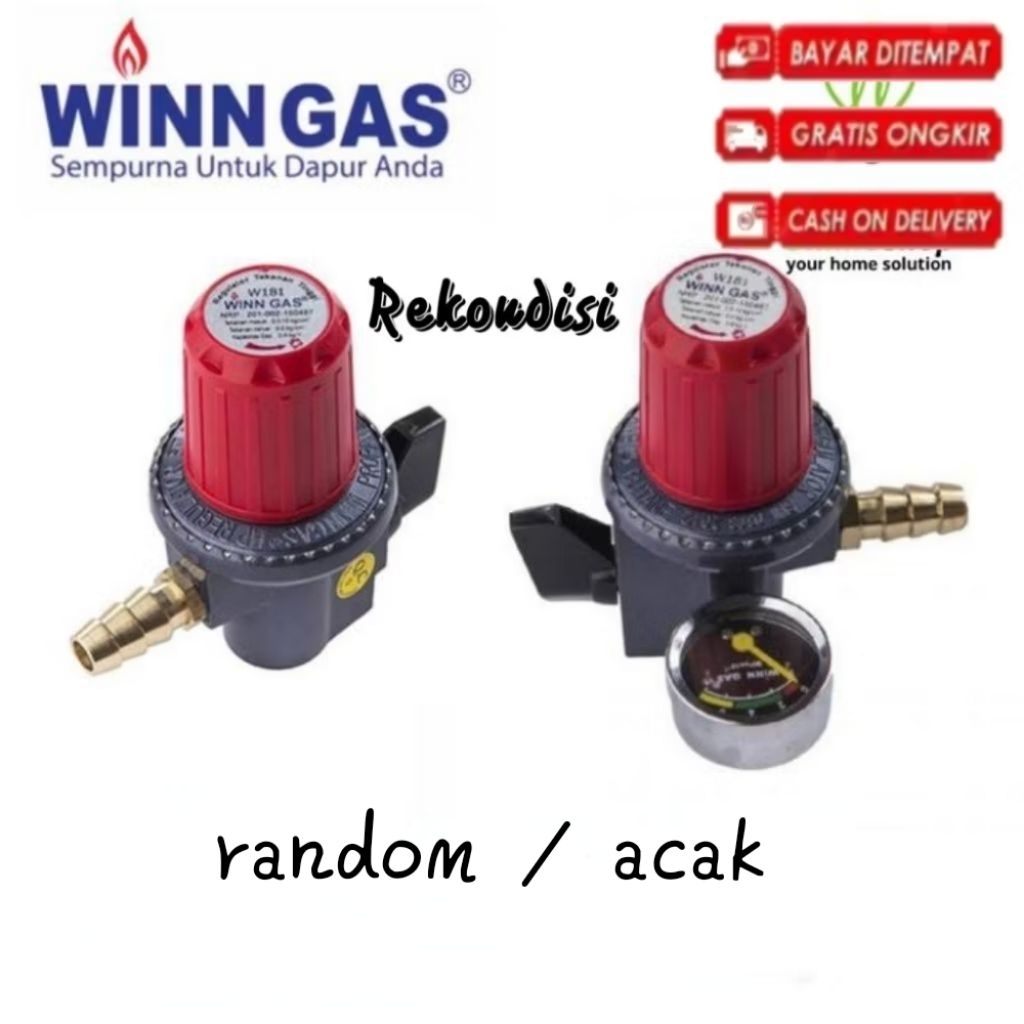 Regulator Winn gas Tekanan Tinggi Regulator Kompor gas Winn gas presure tekanan tinggi anti bocor