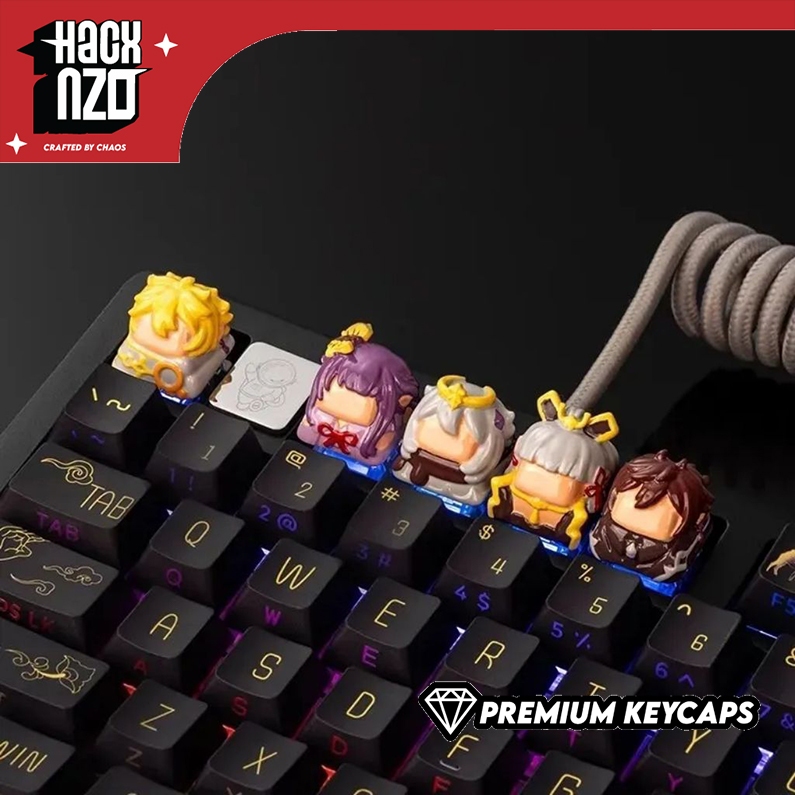 Genshin Impact Artisan Keycaps Vol. 1 – Limited Fan Edition