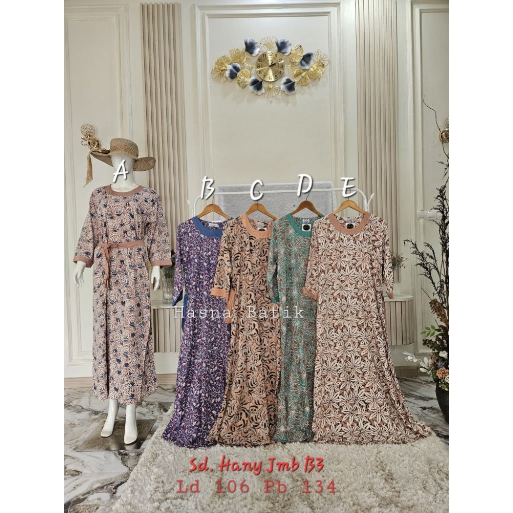 Daster Luza (Sd. Hany Jmb B3) Batik Pekalongan
