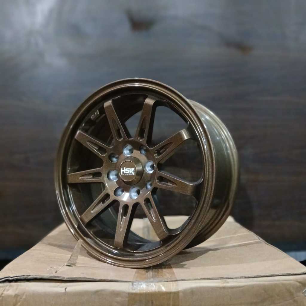 HSR WHEEL Pelek Mobil Ring 15 Lubang 8 Murah Model Tikala