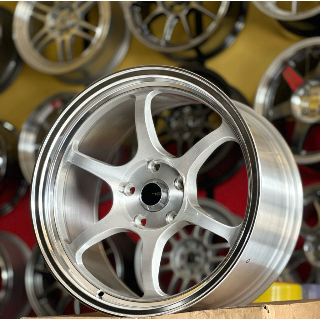 Velg Rgd2 Brush Lip Polis R18 Pcd 5x120 Kondisi Baru