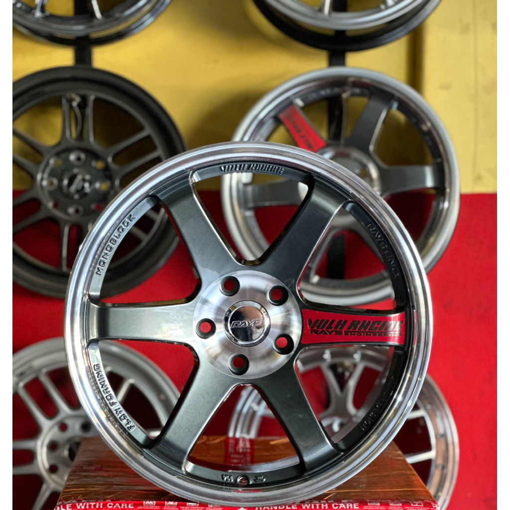 Velg TE37 SL Glosy Gunmetal R18 Kondisi Baru