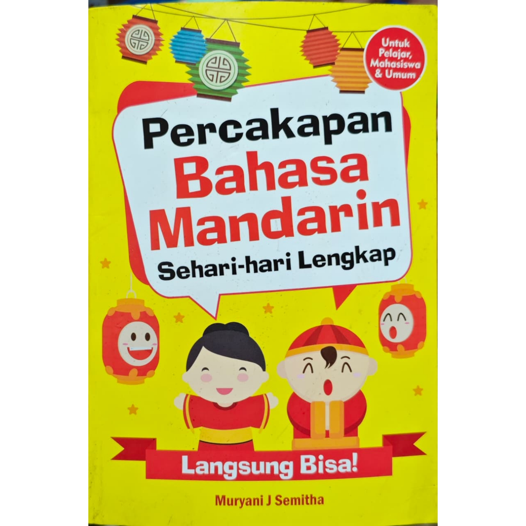 [PRELOVED] BUKU PERCAKAPAN BAHASA MANDARI SEHARI-HARI LENGKAP