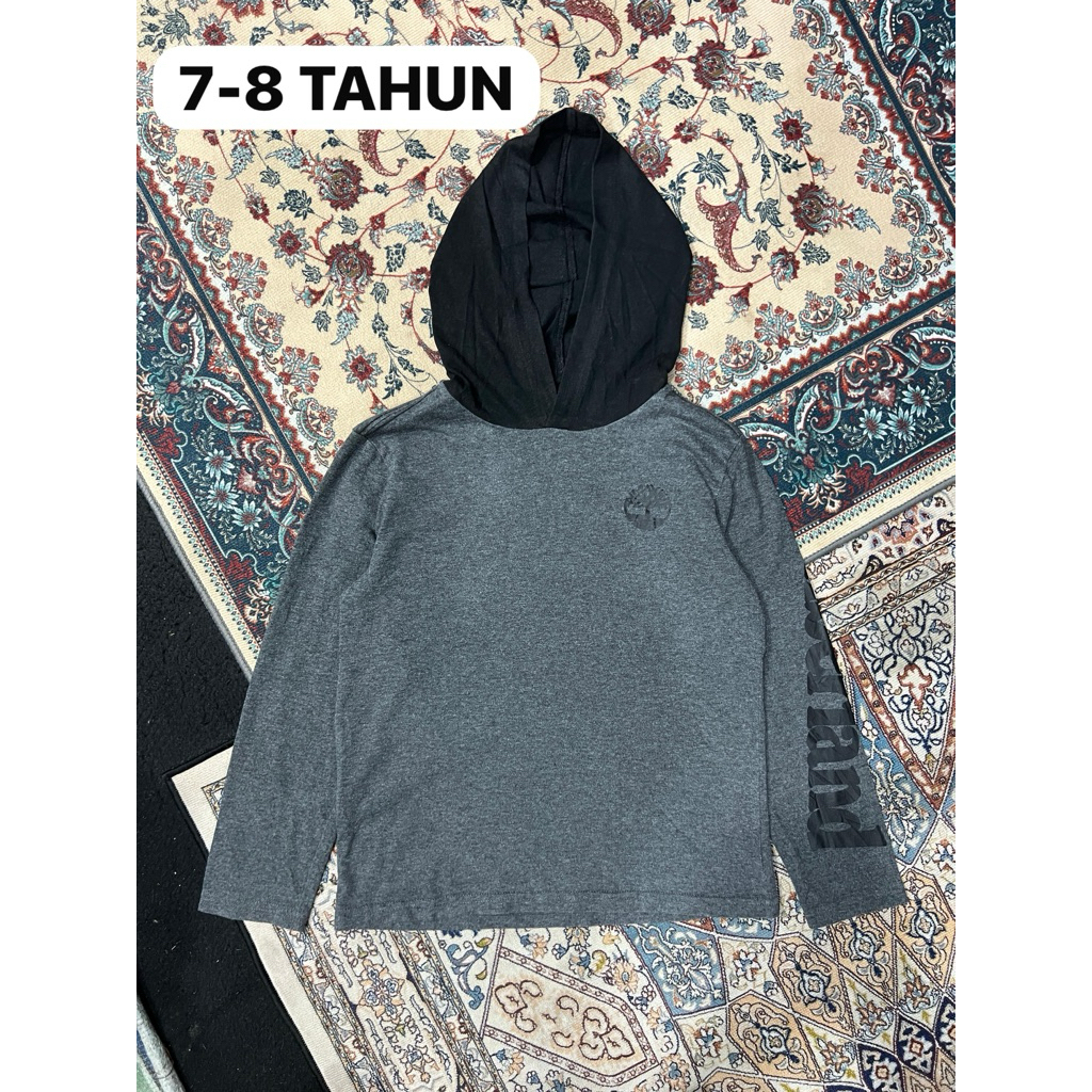 7-8 TAHUN HOODIE ANAK TIMBERLAND JAKET SWEATER ANAK TIMBERLAND