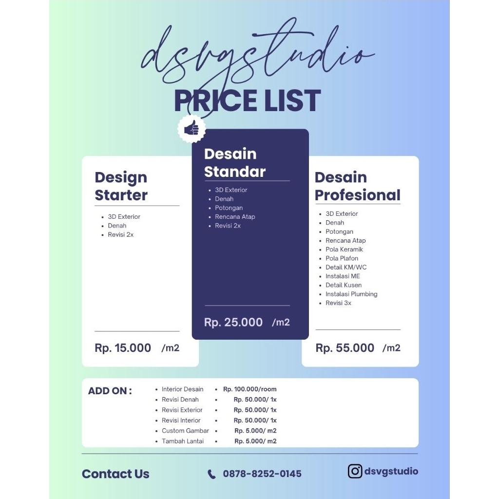 Desain Rumah 1 Lantai