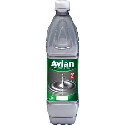 THINNER B AVIAN Asli 1 Liter Pengencer Cat Synthetic Cepat Kering Transparan
