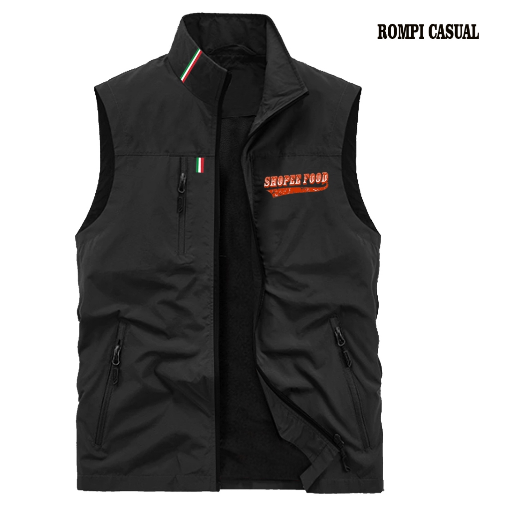 Rompi Driver Kurir | Rompi Vest ShopeFood | Jaket Shopee Food
