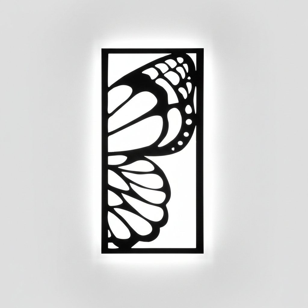 Wall Decor Panel MDF Presisi Laser Cutting