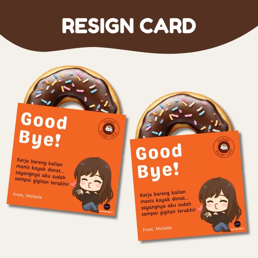 Kartu Ucapan Resign Custom
