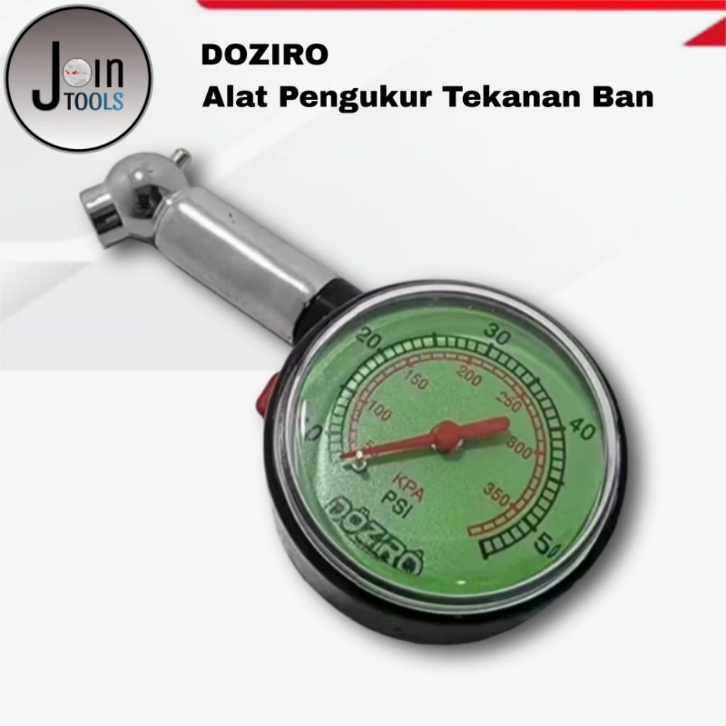 Doziro | Alat Pengukur Angin Model Lonceng | Alat Pengukur Tekanan Angin Ban Mobil Atau Motor