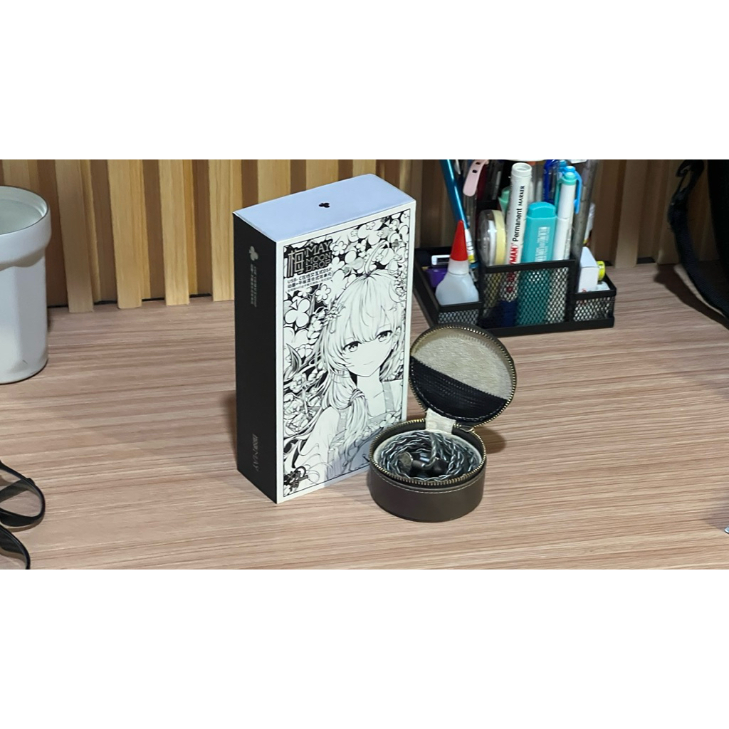 Moondrop May DSP Earphone USB-C Dynamic + Planar Driver Hybrid IEM Original Bekas/Second