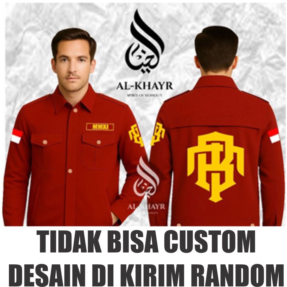 Jaket ALMET Premium - Edisi Bordir Random (Ready Stock)