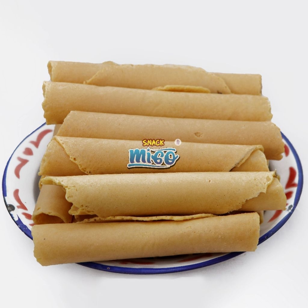 Semprong Gulung 250gr | Manis Renyah | Snack Kiloan | Cemilan Favorit Murah