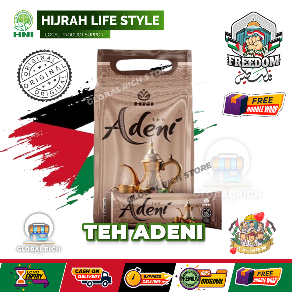 Teh Adeni HNI, Teh Susu Rempah Herbal Alami - Teh Adeni HNI HPAI #GRS