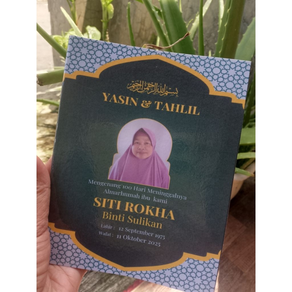 buku Yasin custom nama