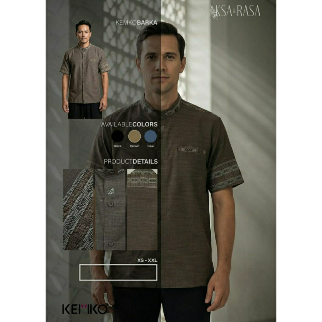 Baju koko kemko barka pdk rabbani original terbaru