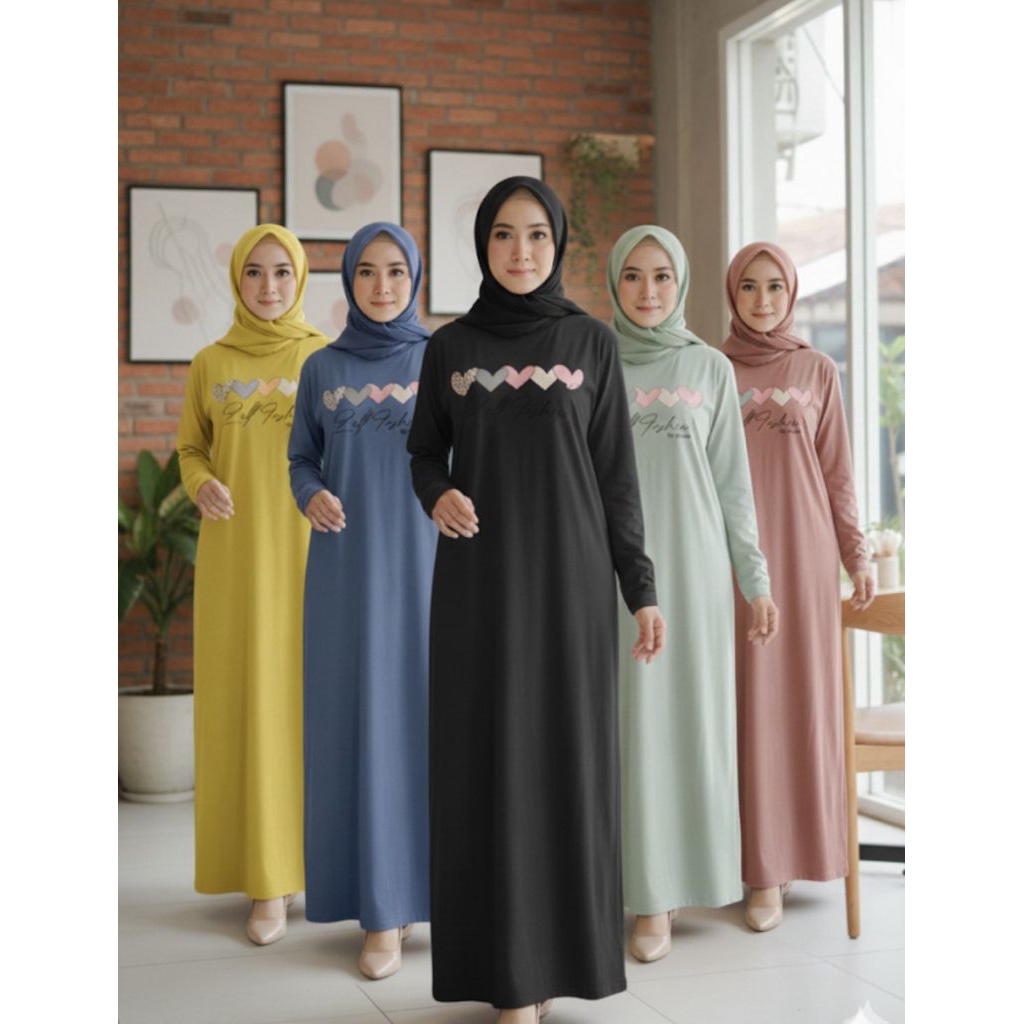GAMIS SHERILL JUMBO 5L BY ZOLAQU KATUN COMBED MODIS KEKINIAN