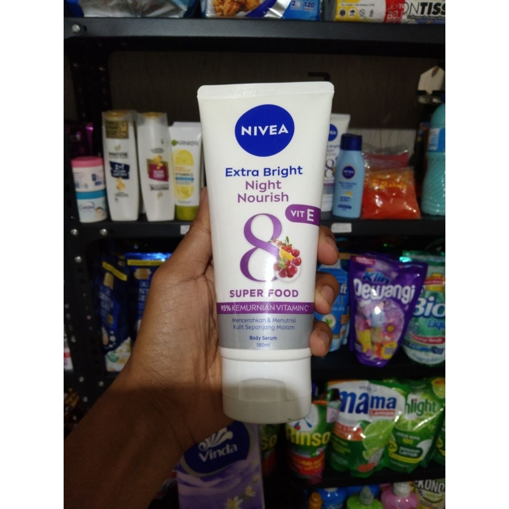 NIVEA NIGHT NOURIST BODY SERUM 180ML