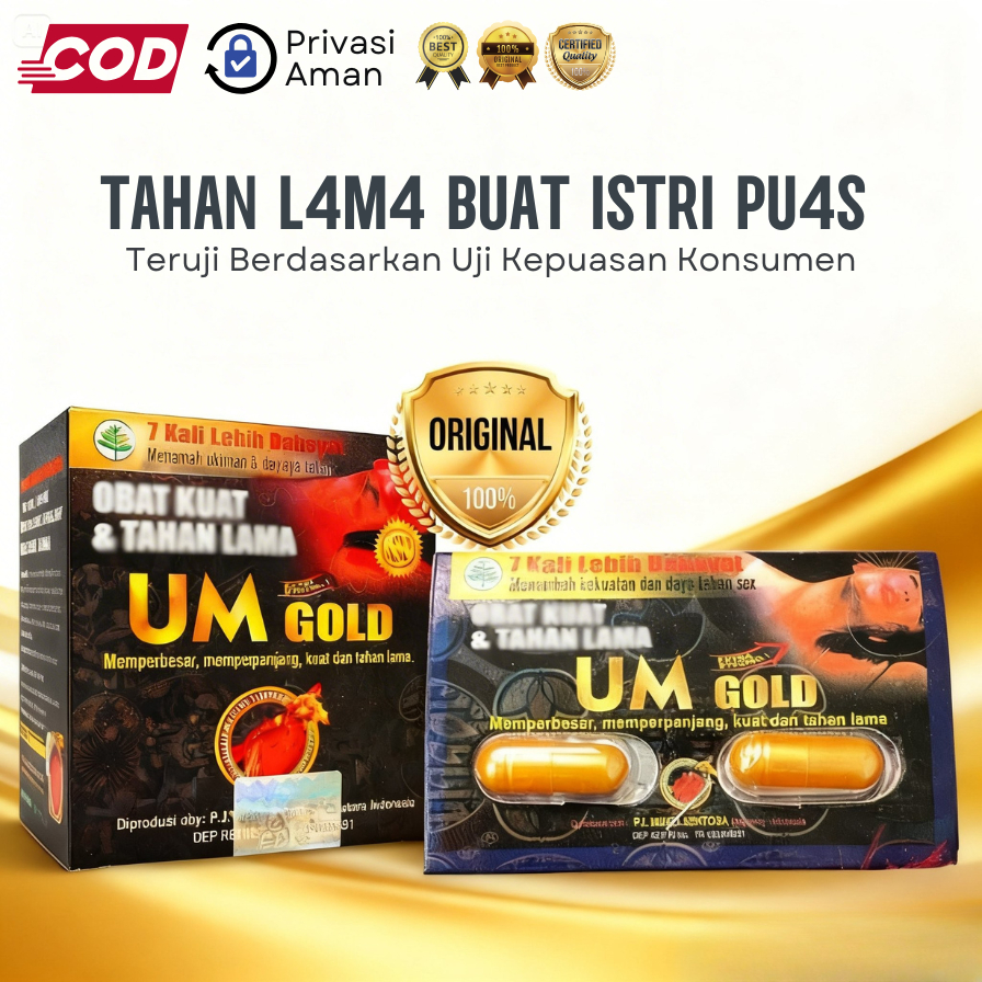 UM GOLD KAPSUL | Urat Madu Gold Original 100% Kapsul | UM Gold Blister | Urat Madu 100% Original | J