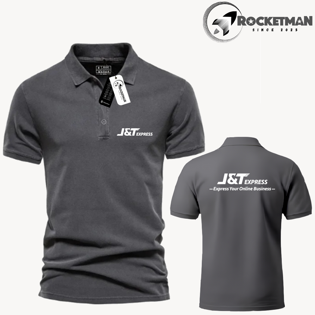 Poloshirt Pendek JNT-Express Premium Baju Kerah Pria Wanita Dewasa Seragam Cewek Cowok Import Murah Pakwa Distro