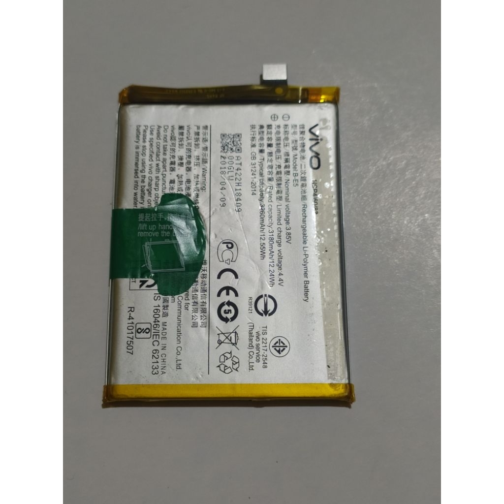 baterai vivo y83 B-E5 second original cabutan